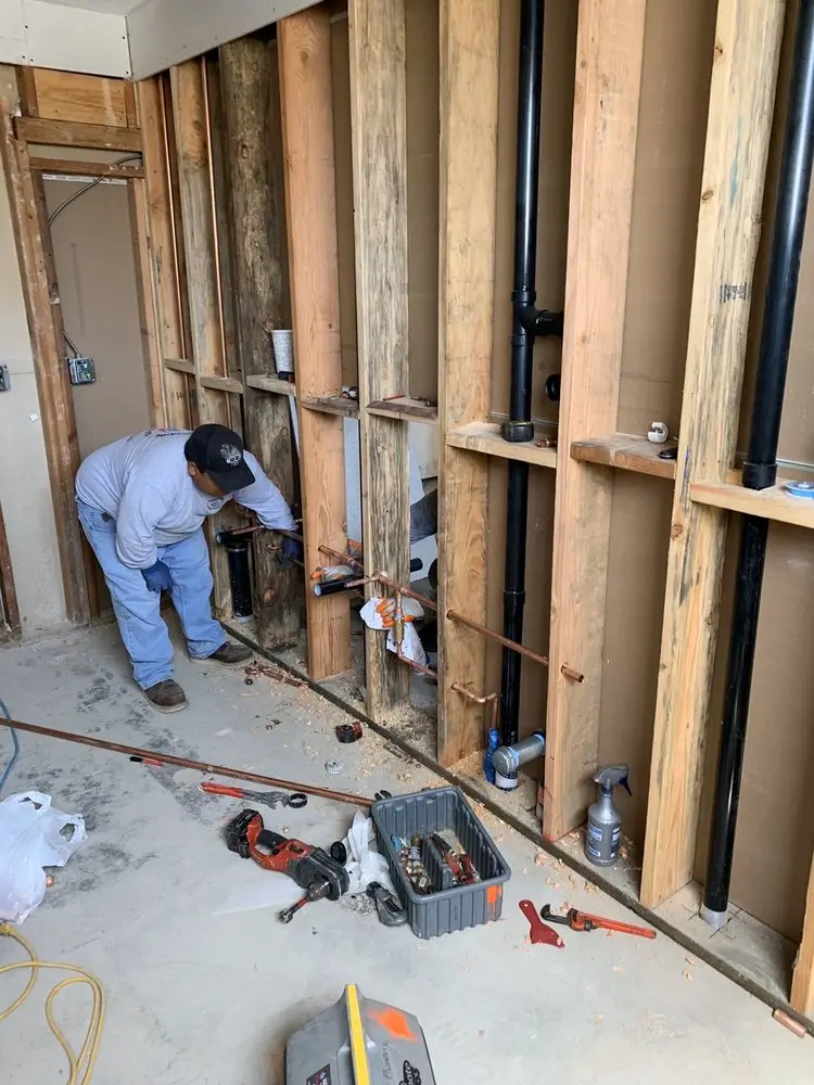 Commercial rough-in plumbing for Commercial Plumbing in Clymer